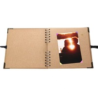 Carnet à spirale double prêt à être expédié, couverture pour designer, livraison rapide, cahier d'exercices vierge épaissi