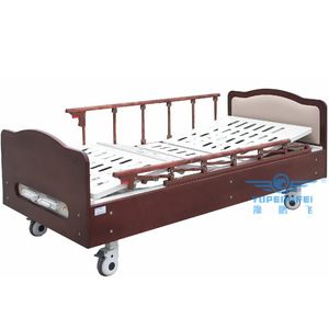Cama de Hospital Manual Yu Pengfei con Manivela Doble, Panel Lateral de Madera, Estructura de Cama para Cuidado de Pacientes VIP A1 A2 A3 A4 - Product Image 3