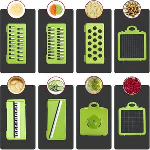 Multi-functional 14 in 1 Mandoline Slicer Veggie Fruit Potato <b>Cutter</b> Grater <b>Vegetable</b> <b>Cutter</b> Kitchen Tools & Gadgets Chopper - Product Image 4