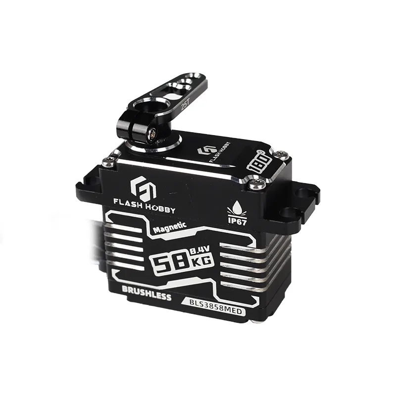 Flash Hobby 42KG 58KG 8.4V 14bit Magnet Sensor Brushless Servo 1/5 RC Car Truck Boat Compatible with Sanwa SSR, NB4 and FTB mode