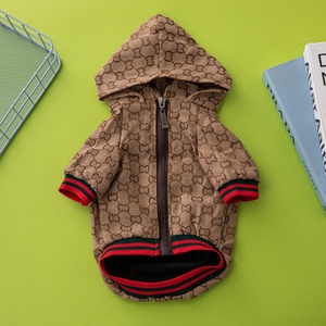 Abrigo Clásico de Lujo para Perro, Diseño a Cuadros, Material de Poliéster, Chaqueta para Mascotas para Schnauzer - Product Image 4