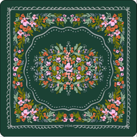 Tapis de table de mahjong américain vintage, motif floral sombre et émotionnel, imprimé pivoine et rose, antidérapant, durable, en feutre écologique