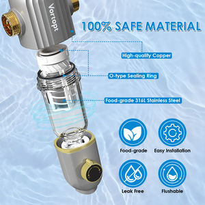 <span class=keywords><strong>Filtre</strong></span> à eau pour toute la <span class=keywords><strong>maison</strong></span> Fonction de lavage à contre-courant en maille d'acier inoxydable Pas besoin de changement de cartouche Un drain de clé - Product Image 2