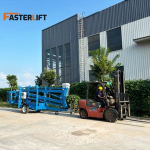 10 मीटर ~ 24 मीटर बकेट टोकरी ट्रेलर हवाई कार्य मंच तौलिए योग्य ध्वनि लिफ्ट, बिक्री के लिए डीजल इलेक्ट्रिक बैटरी पावर के साथ - Product Image 5