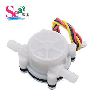 Venda quente SEA POM YF-S401 <span class=keywords><strong>Sensor</strong></span> De Fluxo De Água 1/4 ''DC3-24V Dia Interno 2mm/3.5mm Personalizável Hall <span class=keywords><strong>Sensor</strong></span> OEM Suporte - Product Image 1