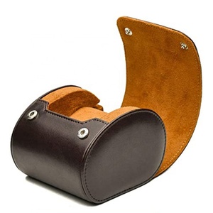 Wholesale High Quality <b>Leather</b> Brown Blue <b>Black</b> 1 or 2 <b>Watches</b> 3 <b>Watches</b> Professional Rolling Organizer <b>Watch</b> Roll case - Product Image 1