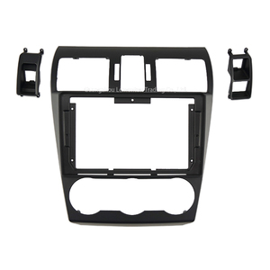 Marco de Radio para Coche <span class=keywords><strong>IMPREZA</strong></span>, Marco para Reequipamiento de Estéreo, Accesorios para el Tablero de Instrumentos para SUBARU FORESTER 2012-2018 <span class=keywords><strong>XV</strong></span> Negro ABC - Product Image 2