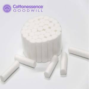 100 Tellen Niet-Steriele 25Mm Ultra Zachte Tandheelkundige Katoenen Rollen Zeer Absorberend Ce Gecertificeerde Opgerolde Pads Voor Mond Medisch - Product Image 2