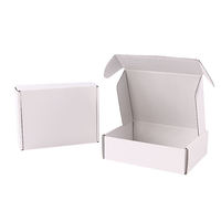 Boîte d'expédition en carton ondulé personnalisée avec logo de marque imprimé or rose pour cosmétiques, vêtements, bijoux, cadeaux, lunettes de soleil