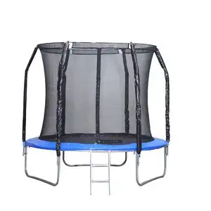 Vendita calda di buona qualità per bambini trampolino di salto all'aperto che gioca trampolino con rete di Saffety