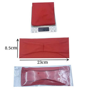 رياضة رجالية فارغة-شعار مخصص-تمارين رياضية مرنة للركض من البوليستر-عصابة رأس بلون واحد - Product Image 5