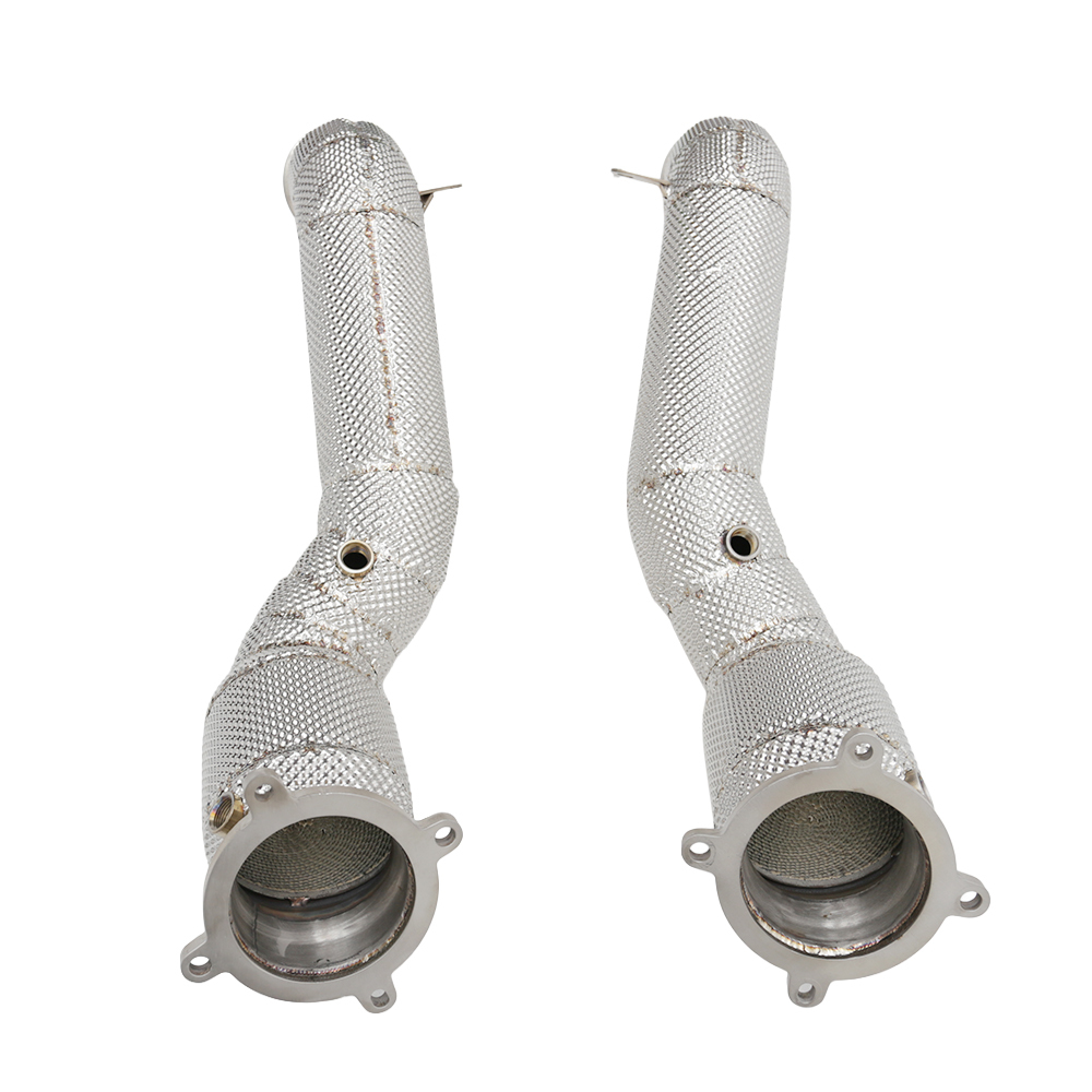 VantaFlow High Flow Catted Downpipe Exhaust System for McLaren 720S 4.0T 2017-2023 Exhaust Pipes With Heat Shield-100/200/300 Cell