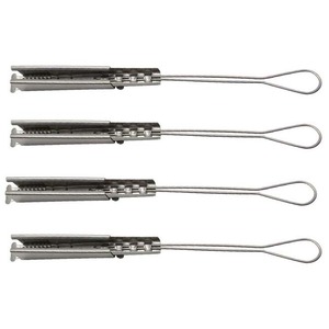 Optic Fiber Clamp of Fiber <b>Tension</b> Clip FTTH Stainless Steel Hanging Fiber Optic Cable - Product Image 2