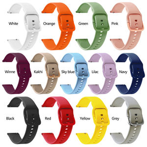 Bracelet en silicone 18mm pour bracelet de remplacement de bracelet de montre intelligent pour bracelets Huawei B5 et Garmin <span class=keywords><strong>Venu</strong></span> <span class=keywords><strong>2s</strong></span> - Product Image 1
