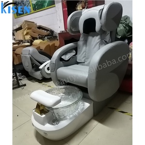 KISEN Modern Luxury Manicure Pedicure Chair Electric Pipeless Whirlpool Foot Spa Full Body Human Touch Massage Nail Plastic - Product Image 5