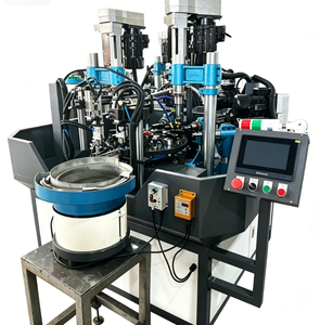 Machine de perçage et de taraudage rotative entièrement automatique à plusieurs broches pour pièces de quincaillerie - Product Image 1
