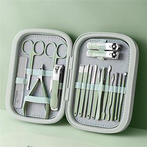 Best Selling Professional Stainless Steel <b>Nail</b> Clipper Travel Grooming Kit 18 Pieces Manicure & Pedicure <b>Set</b> - Product Image 3