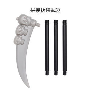 Accesorios de Escenario para Halloween, <span class=keywords><strong>Tridente</strong></span> del Diablo, Hacha, Bastón, Guadaña de la Muerte, Arma de Simulación, Plástico, Semi-mecánico, Mecánico, para Adultos - Product Image 2