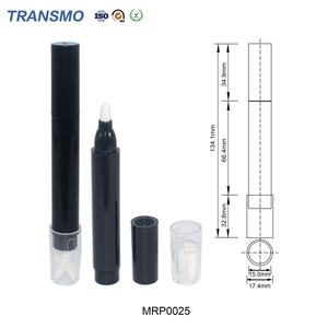 Lápiz Nutritivo para Manicura, Corrector de Esmalte de Uñas, Lápiz Removedor de Esmalte de Uñas Negro de Plástico con Esponja - Product Image 2