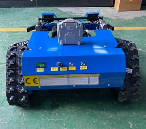 Tondeuse robot chenillée télécommandée de qualité industrielle, alimentée par batterie, à couple élevé, bleue - Product Image 6