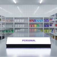 Écran d'affichage LED couleur pleine P2.5 GOB pour intérieur avec contrôle WIFI, écran publicitaire pour magasin avec cadre en acier inoxydable