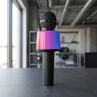 Altavoz Bluetooth Portátil de 5W con Micrófono, Luz RGB, TWS, para Niños, Fiestas en Casa, Karaoke