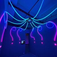 Système de Bande Lumineuse LED Interactive pour Jeux de Parc d'Attractions - Marque SQactivaPlay Compatible 110V/220V/380V Construction Métallique