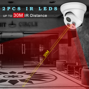 5MP 4MP 3MP 2MP <span class=keywords><strong>1MP</strong></span> Jaringan <span class=keywords><strong>IP</strong></span> Kamera Keamanan Rumah CCTV Kamera <span class=keywords><strong>POE</strong></span> HD IR30M H.265 P2P Plug & Play cam - Product Image 3