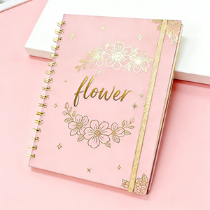 Quaderno Estetico Kawaii con Copertina Rigida, Logo e Design Personalizzati, Stampa Floreale per Ragazze, per Appunti Quotidiani e Regali - Product Image 2