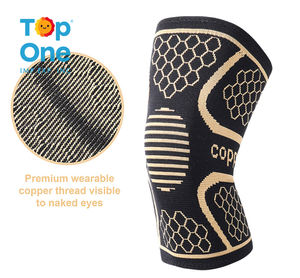 Vente chaude ACL Articulation Arthrite Compression Genouillère Fibre De Cuivre Infusé Coudes et Genouillères Fournit Soutien Soulagement - Product Image 3