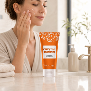 <span class=keywords><strong>Gel</strong></span> exfoliant enzymatique pour le visage pour une routine de renouvellement cutané doux, soin des peaux mortes, traitement facial spa et usage domestique - Product Image 1