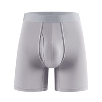 Caleçons Boxers Légers et Respirants en Fibre de Bambou pour Hommes – Élastiques et Doux – Gris, Noir, Bleu Vin – Collection Été 2026