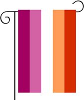 Nouveau drapeau de jardin double face en polyester 100% pour la fierté intersexuelle, motif arc-en-ciel, pour la décoration