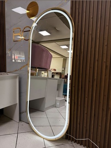 Venta al por mayor de muebles de salón de nuevo diseño espejo de la estación de <span class=keywords><strong>estilo</strong></span> de salón de peluquería sillas de peluquero estaciones espejo de maquillaje - Product Image 5