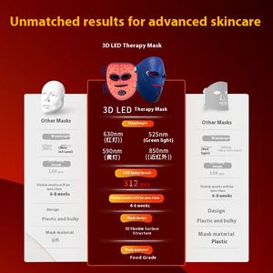 Cross-Border Home-Use LED <strong>Light</strong> <strong>Therapy</strong> Beauty Mask New Photon Rejuvenation Device <strong>Red</strong> Blue Large Panel Electronic <strong>Accessories</strong> - Product Image 2