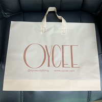 Sacs fourre-tout réutilisables en plastique épais, sacs d'épicerie écologiques avec poignées, durables pour un usage quotidien (logo personnalisable)