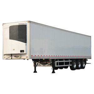 3 4 Axle 40ft 45ft Steel <b>Container</b> Refrigerated Cooling Freezer Semi-Trailer <b>Small</b> Trailer Refrigerated - Product Image 1