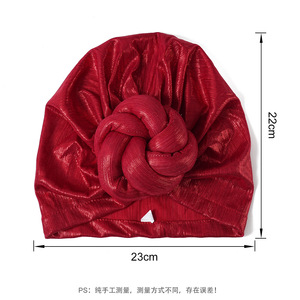 Zifeng OEM Hot African Ice Silk secado rápido transpirable laca láser nacional flor envoltura cabeza cubierta tapa <span class=keywords><strong>turbante</strong></span> - Product Image 2