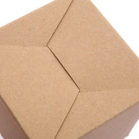 Vente en gros de petits cartons en carton brun biodégradable, en matériaux recyclés, pour le transport, les cadeaux, avec doublure en éponge, emballage en papier kraft