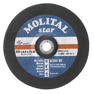 SBAVO 115x6,0mm Disco de lijado para hierro para trabajos de hierro Versátil y duradero - Product Image 1