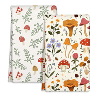 Digitale print polyester keukendoeken met bloemenprint en schattige katten 45x65cm, schattige katten afwasdoeken, handdoekjes
