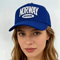Wecondo Verstellbare Unisex-Baseballkappe mit Stickerei für Fußballfans, Sommer-Outdoor-Trucker-Cap aus Polyester/Baumwolle, Individuell Anpassbar