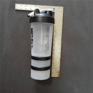Wholesale Custom 500ml Plastic Sport Gym <strong>Protein</strong> Shaker 3 Layers New Design Water for Blender Bottle Hot <strong>Cheap</strong> <strong>Shake</strong> for Ball - Product Image 6