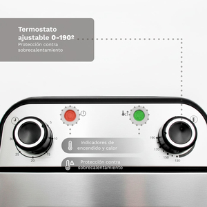 หม้อทอดไฟฟ้าแม็กซิฟรายโปร 4.2 ลิตร 3000 วัตต์ ทำจากสแตนเลส สำหรับใช้ในครัวเรือน - Product Image 5