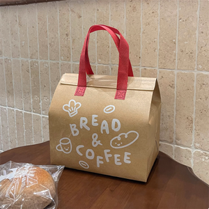 Bolsa Térmica de Tela No Tejida para una o Dos Bebidas, Bolsa de Transporte Personalizada para Comida para Llevar - Product Image 1