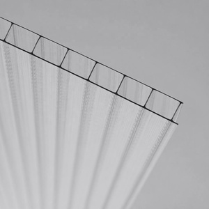Panneau solaire PC 4mm 6mm 8mm 10mm, <span class=keywords><strong>plaque</strong></span> en <span class=keywords><strong>polycarbonate</strong></span> alvéolaire double paroi, panneau isolant léger pour toit de carport DIY - Product Image 2