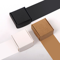 Boîte d'emballage de bijoux de style avion Xiyu, boîte à savon artisanale, boîte en carton noir et blanc, boîte à bonbons en papier kraft avec fenêtre