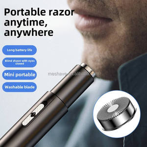 Portable étanche hommes électrique indolore Rechargeable 2 en 1 rasage <span class=keywords><strong>épilation</strong></span> rasoir <span class=keywords><strong>oreille</strong></span> nez tondeuse à cheveux pour hommes - Product Image 5