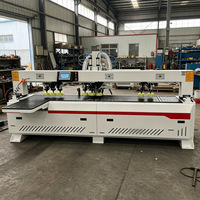 Perceuse de trous de tenons entièrement servoassistée, avec scanner de codes-barres intelligent, machine à tenons multimodes pour panneaux acryliques composites, destinée aux grandes usines de meubles