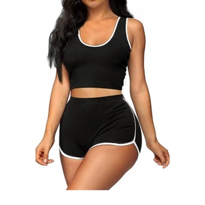 Shorts de sport pour femmes sexy, taille haute, respirants, confortables, écologiques, à séchage rapide, bouton uni, été, gym, sport, quotidien - Product Image 2
